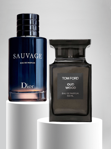 Sauvage Eau De Parfum 100 ML + Oud Wood Tom Ford for women and men 100ML