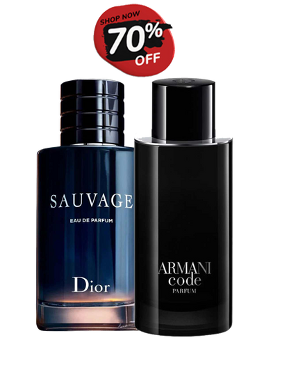 Dior Sauvage EDP 100 ML + Giorgio Armani Code 125 ML – Combo