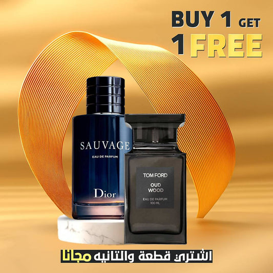 Sauvage Eau De Parfum 100 ML + Oud Wood Tom Ford for women and men 100ML