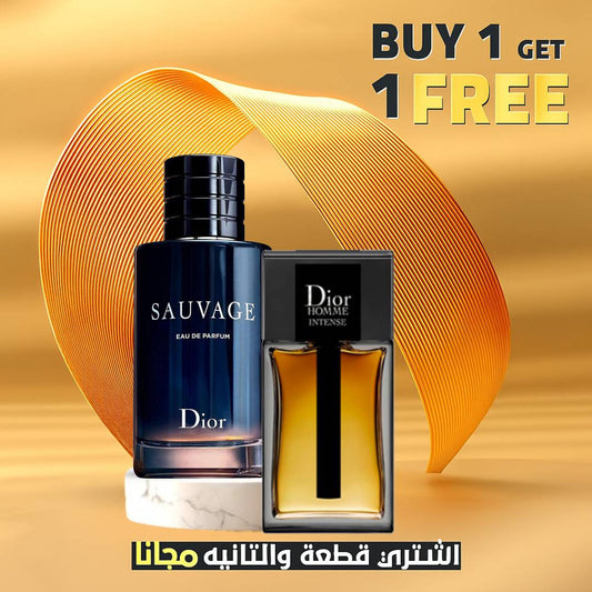 Sauvage Eau de Parfum Dior for men 100ML + Dior Homme Intense Dior for men 100ML