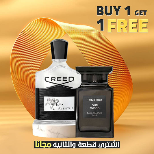 Creed Aventus 100ML + Tom Ford Oud Wood 100ML