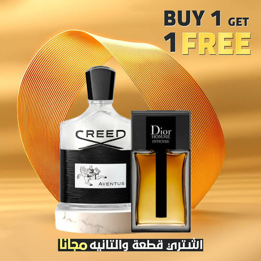 Creed Aventus 100ML + Dior Homme Intense Dior for men 100ML